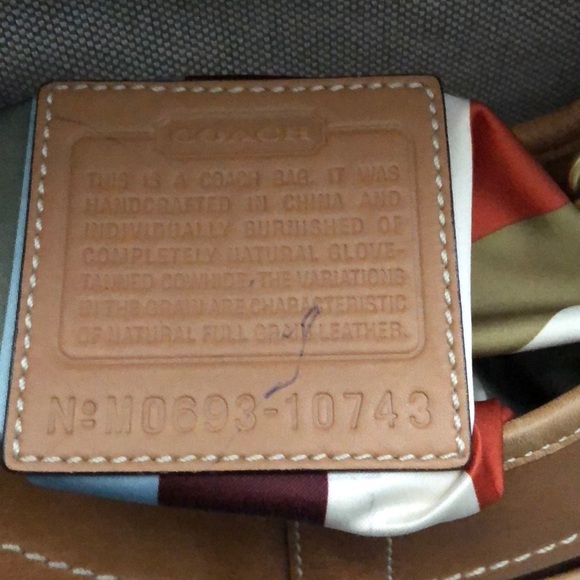 Vintage Coach 65th Anniversary Ergo Leather Tan Bag! - Picture 7 of 11